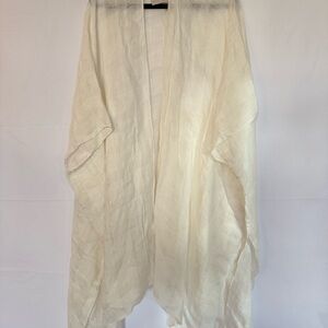 Elegant Cream Kimono Cardigan sheer